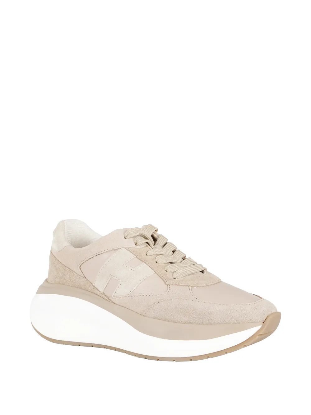 Hogan logo sneakers Beige