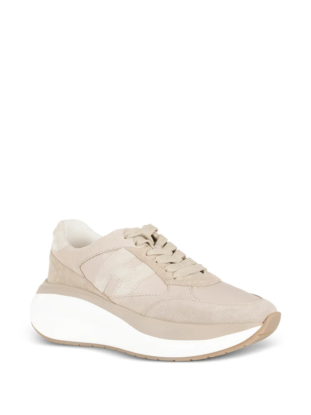  Hogan Logo Sneakers - Neutrals 