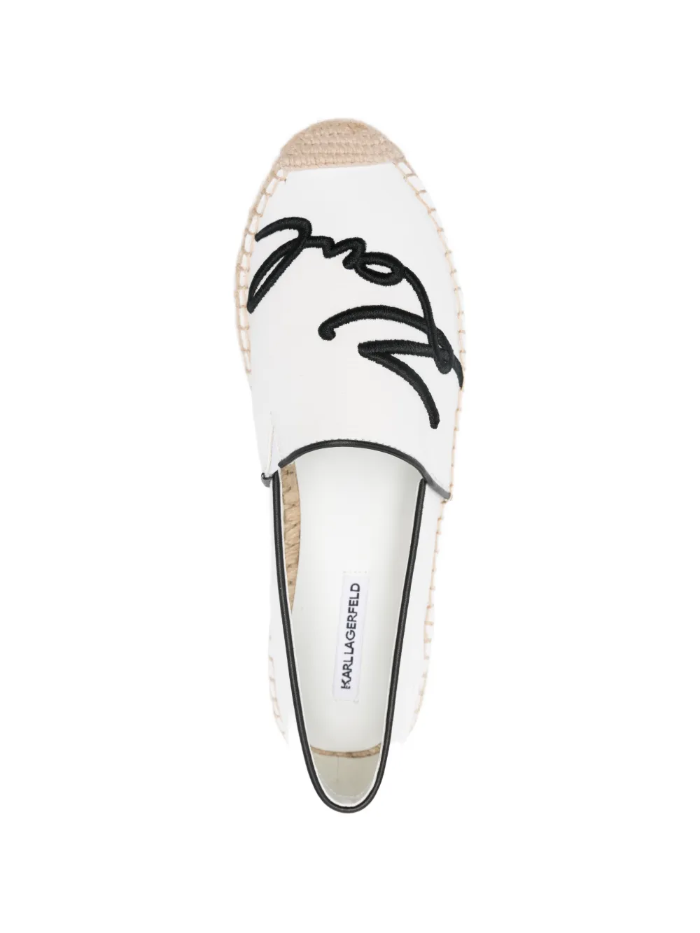 Karl Lagerfeld Kamini espadrilles Wit