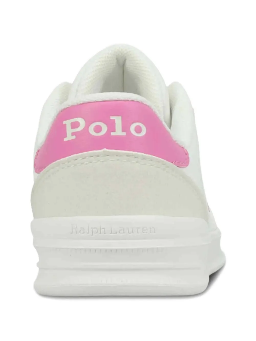 POLO RALPH LAUREN KIDS Sneakers met logodetail Wit