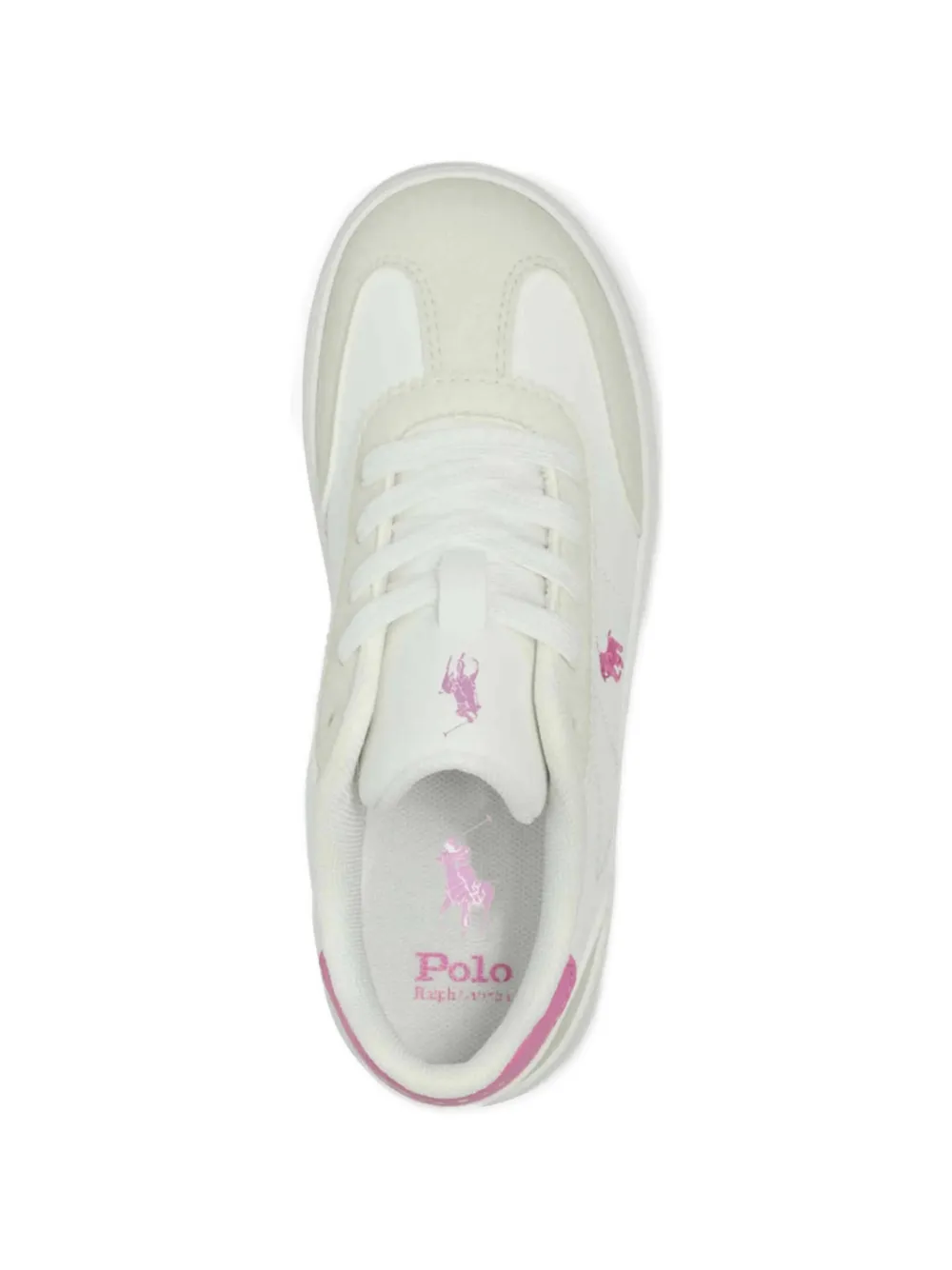 POLO RALPH LAUREN KIDS Sneakers met logodetail Wit