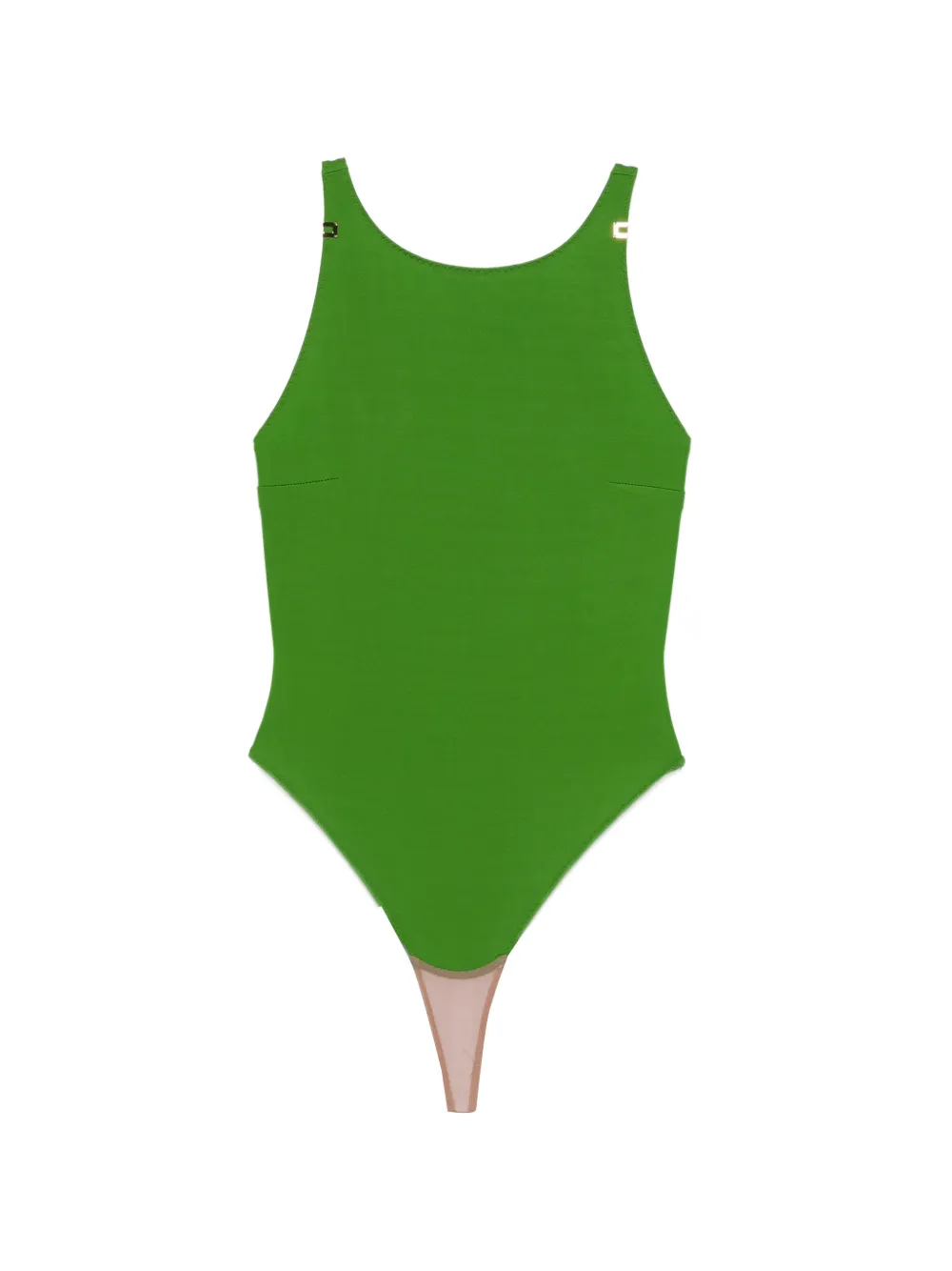 Elisabetta Franchi hardware-embelished bodysuit - Verde