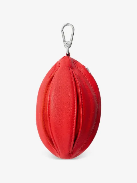 LEMAIRE balloon zipped leather key ring