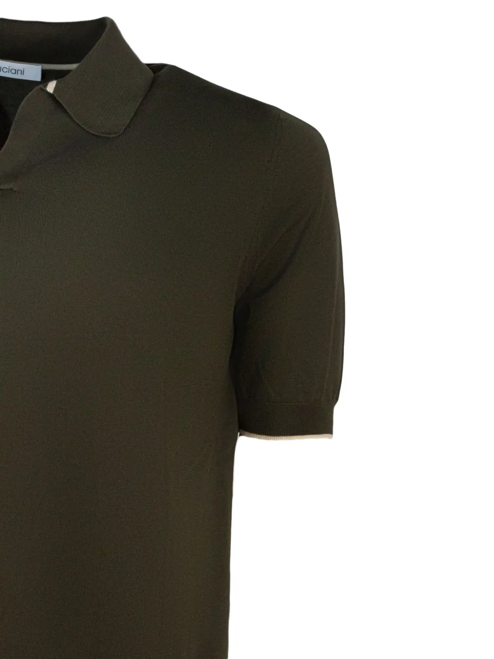  Cruciani Collared T-shirt - Green 