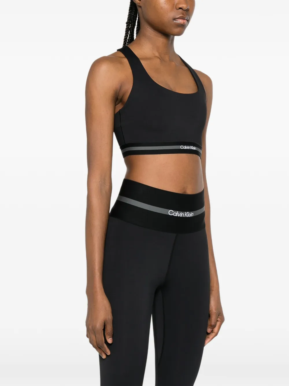 Calvin Klein Sport-bh met medium impact Zwart