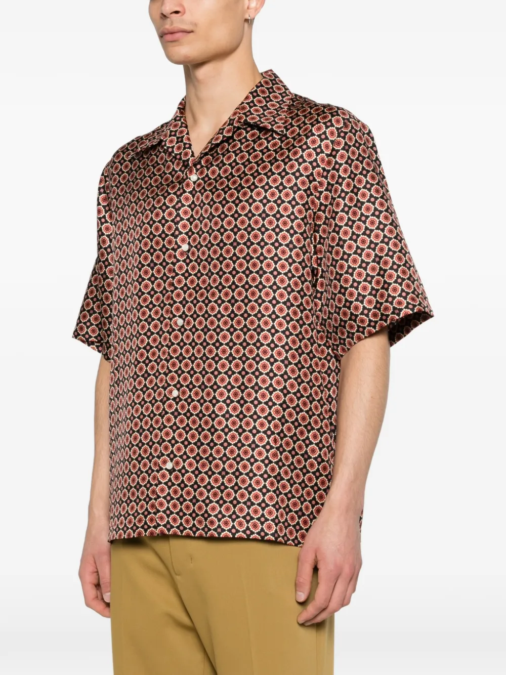 Amiri Camisa Estampada - Negro 
