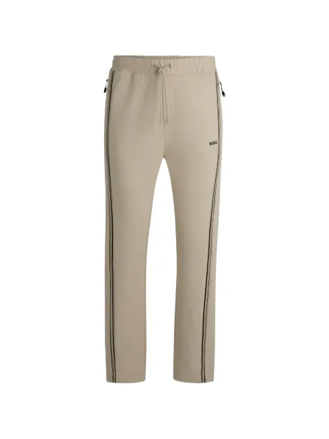 BOSS Calça esportiva com listras laterais