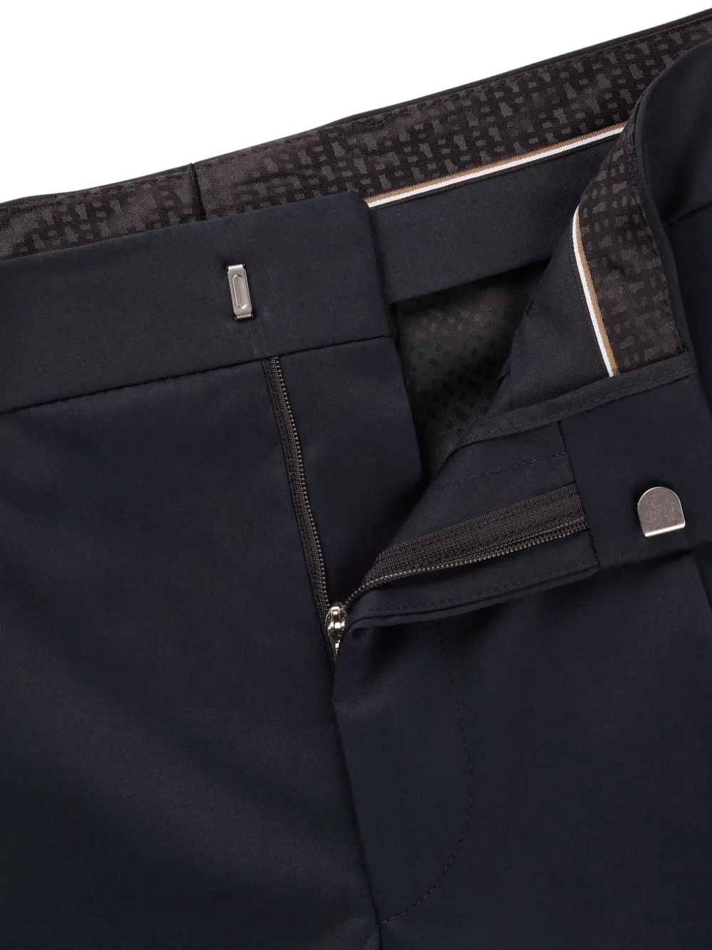 BOSS Stretch pantalon Blauw