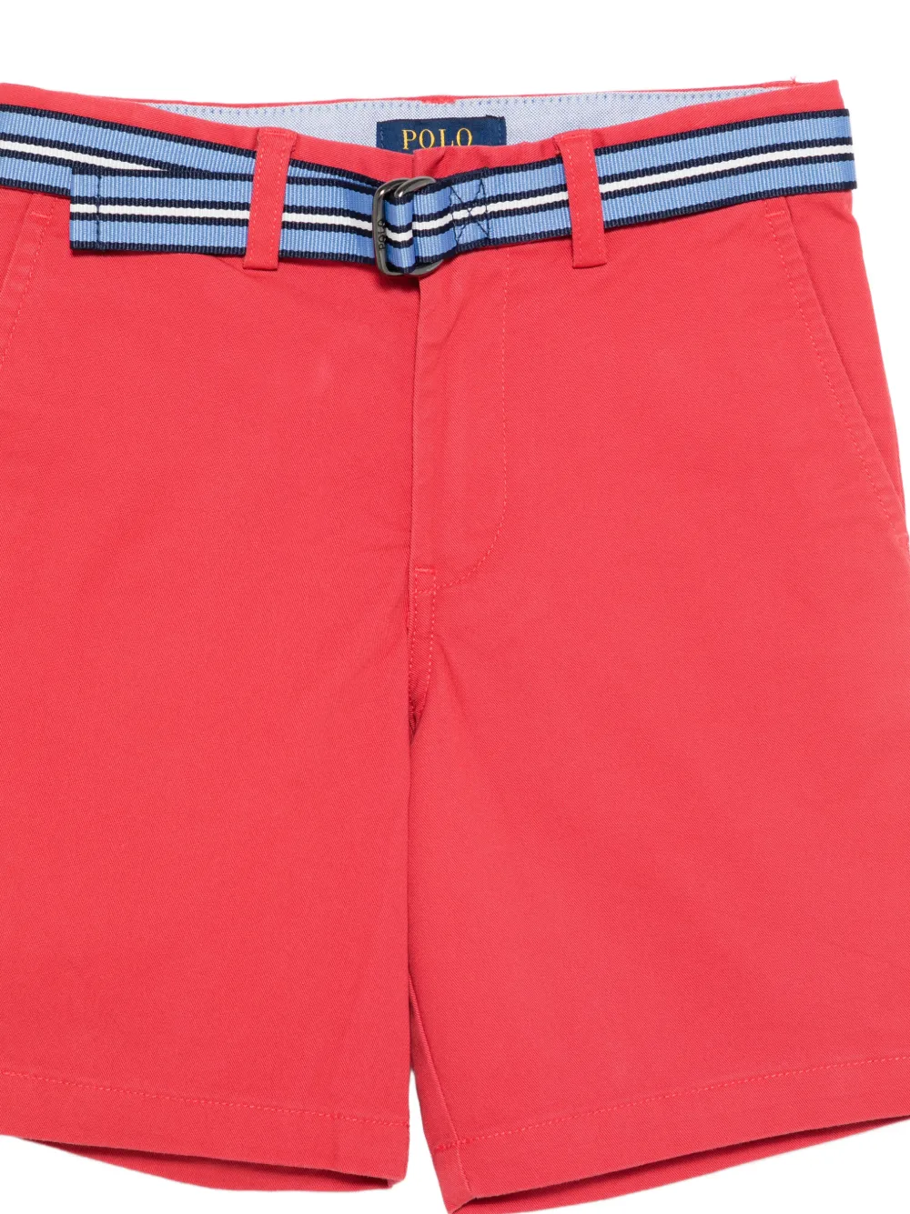 POLO RALPH LAUREN KIDS Shorts met ceintuur Rood