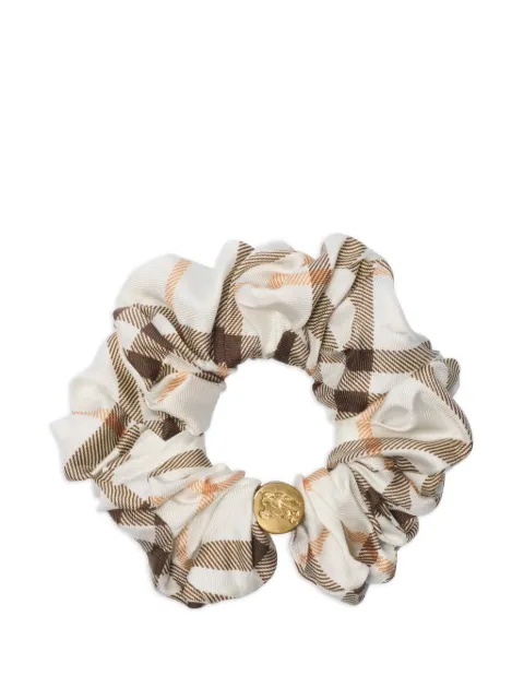 Burberry Check silk scrunchie