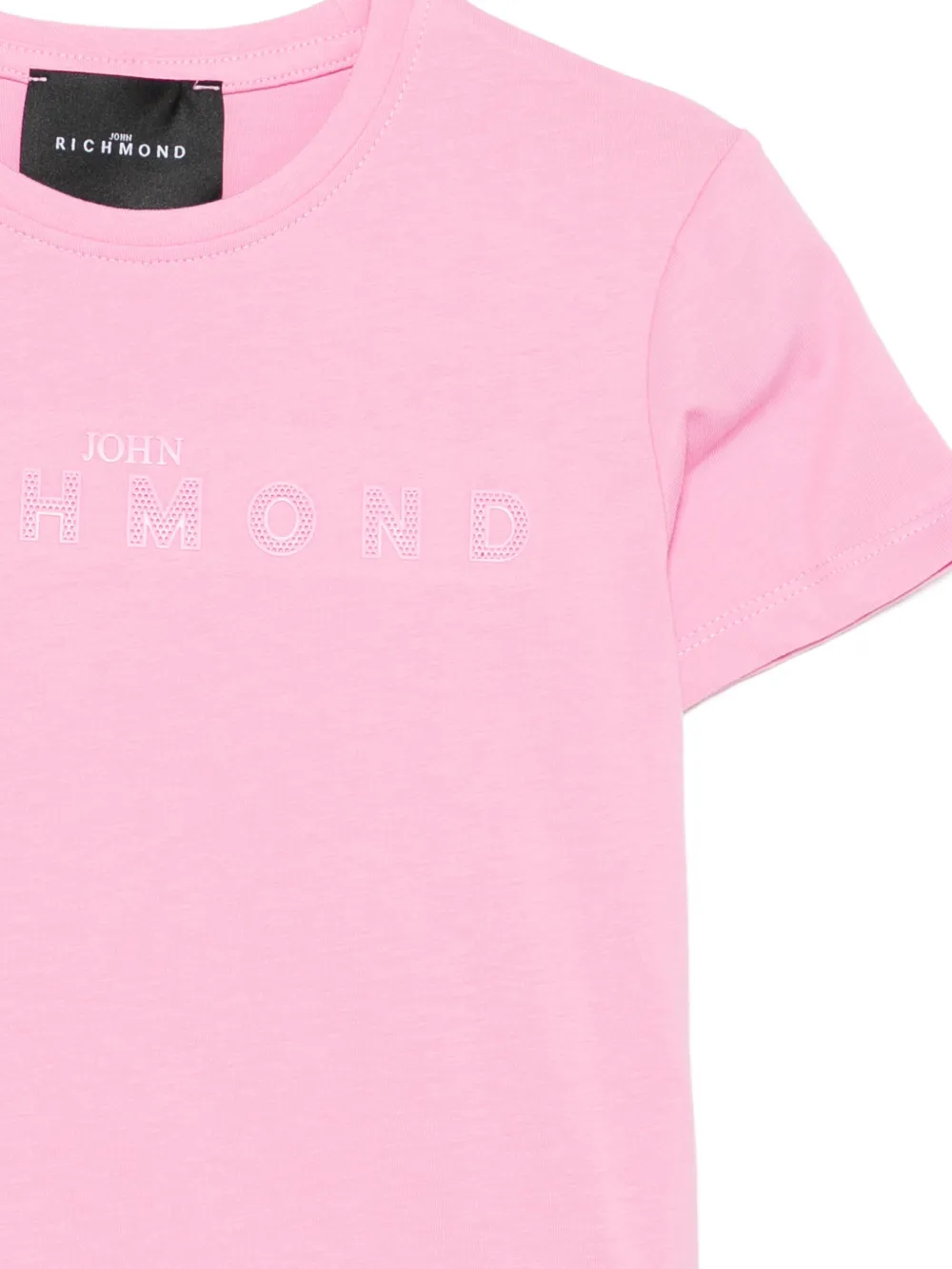 John Richmond Junior T-shirt met logo Roze