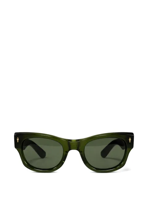 Jacques Marie Mage embellishment square-frame sunglasses