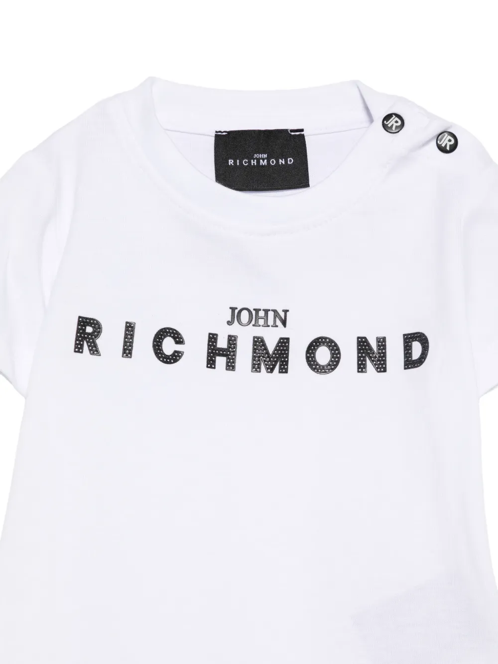  John Richmond Junior Buttoned T-shirt - White 