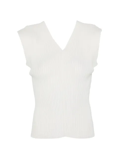 Amomento V-neck ribbed top