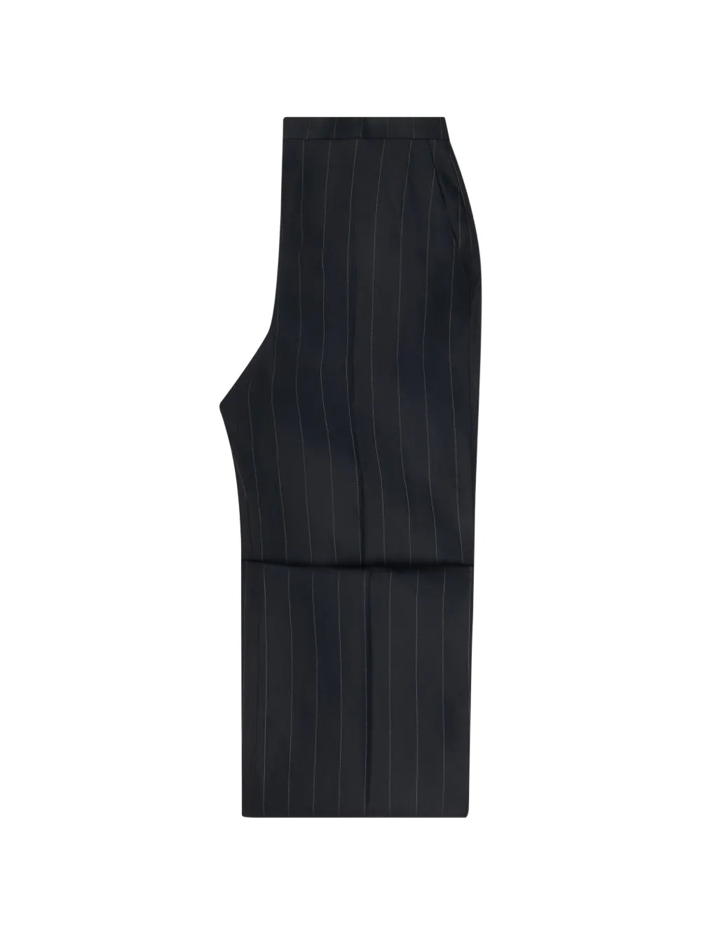 Tagliatore Pak met krijtstreep en enkele knoop Blauw
