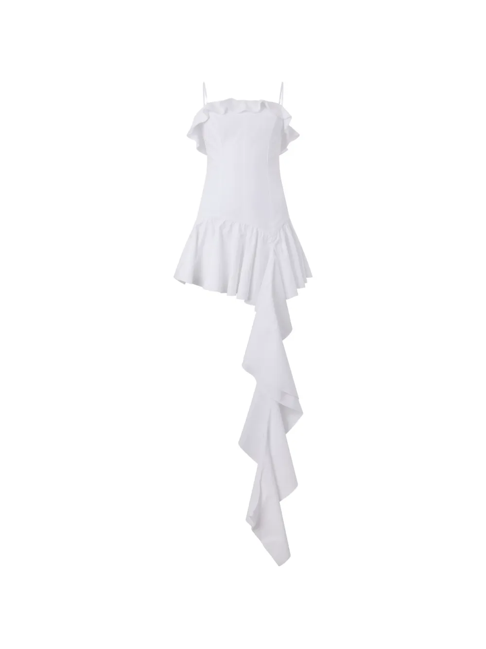Giuseppe Di Morabito ruffled mini dress - White