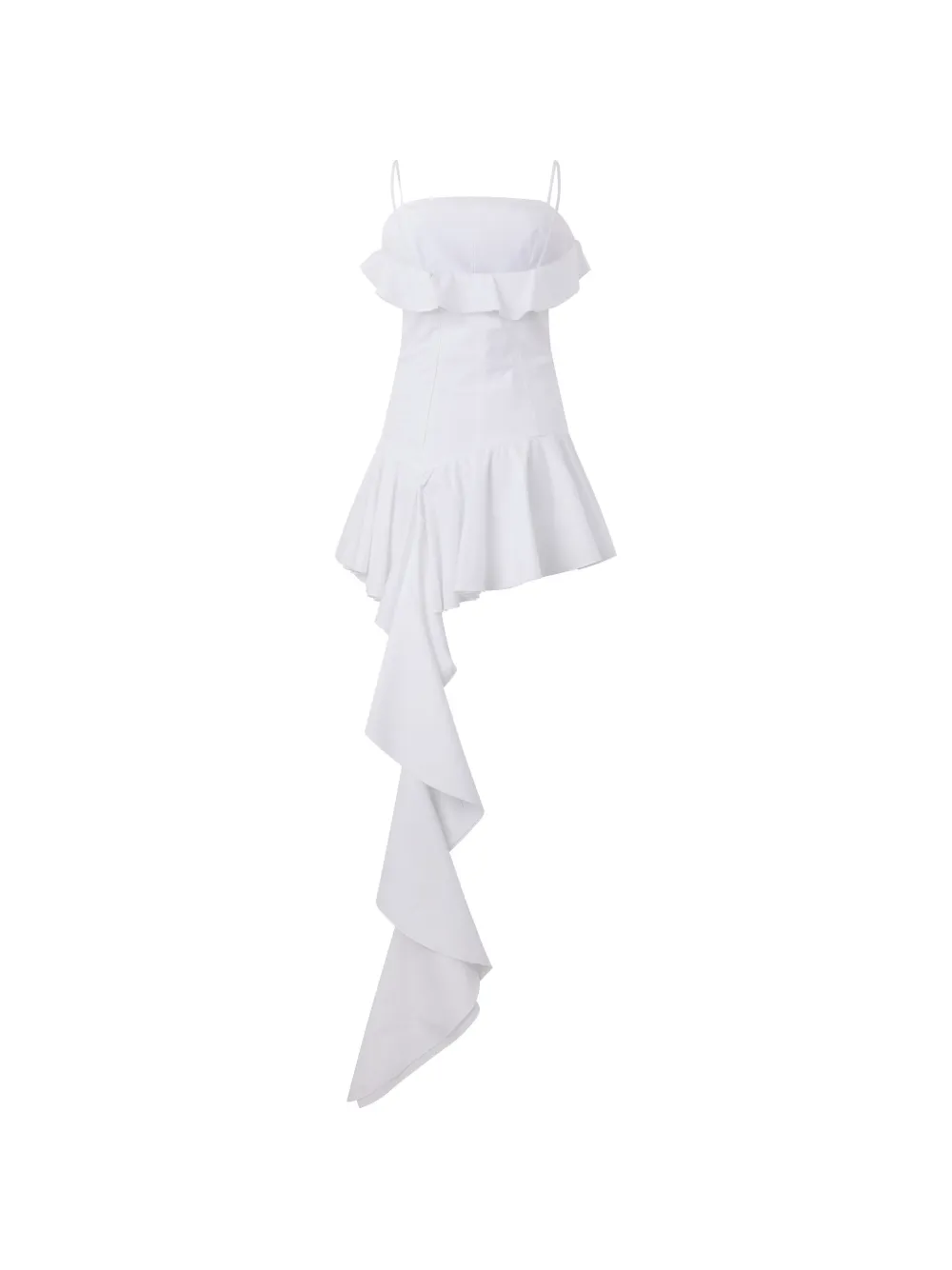  Giuseppe Di Morabito Ruffled Mini Dress - White 