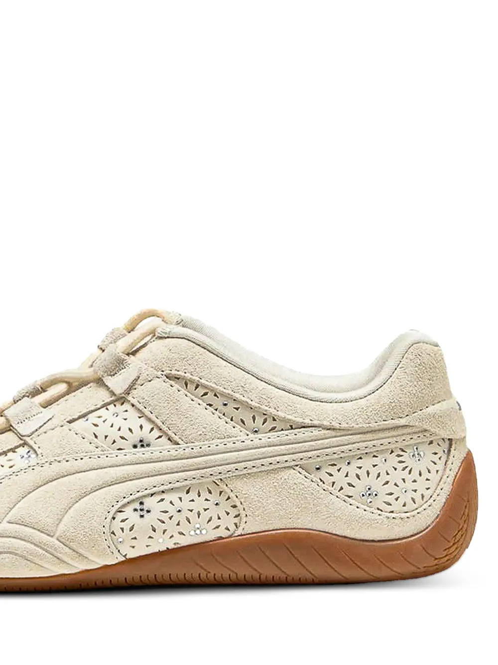 PUMA Speedcat Go sneakers verfraaid met kristallen Beige