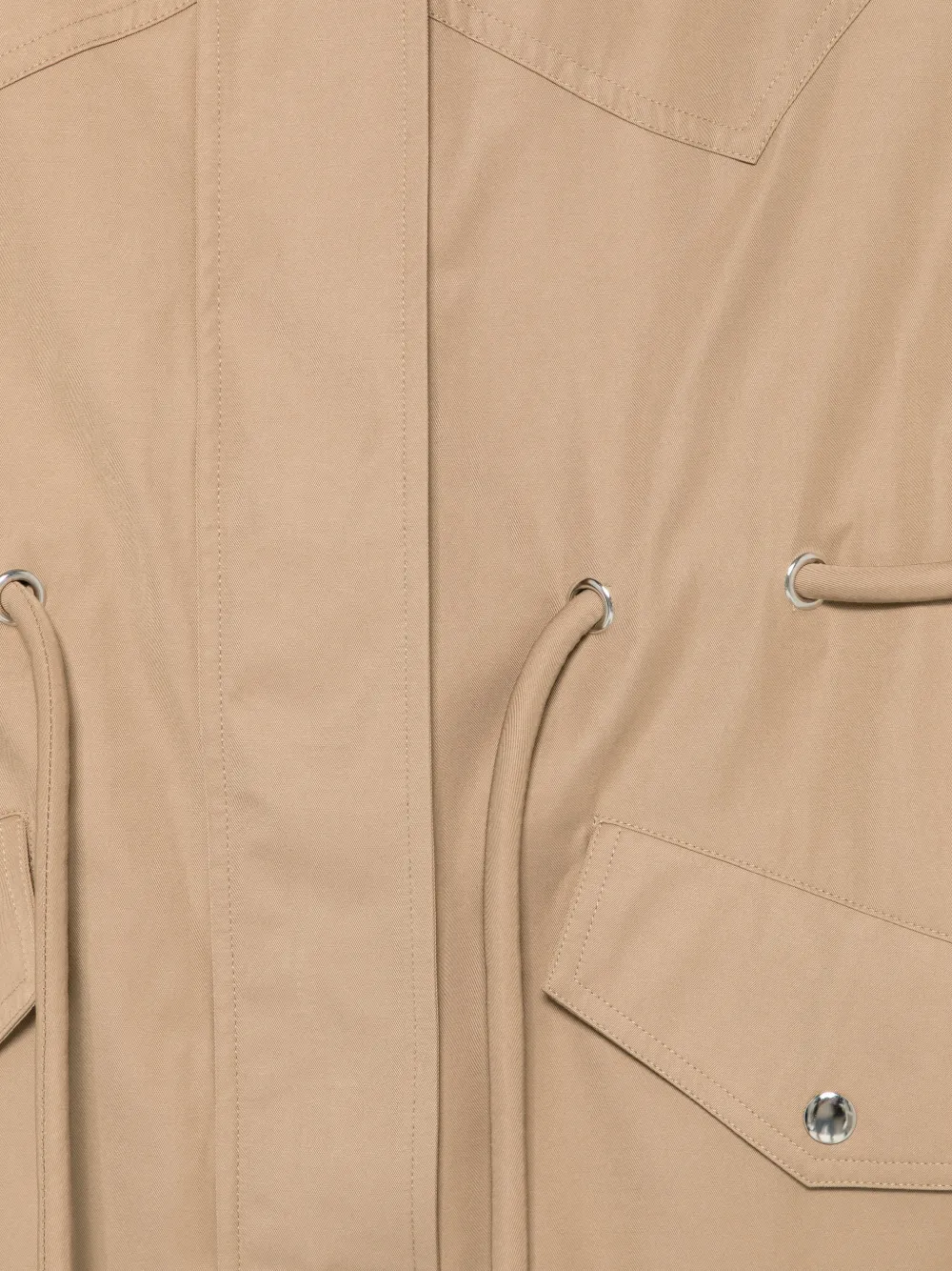  Ba&sh Ilio Hooded Drawstring Jacket - Neutrals 