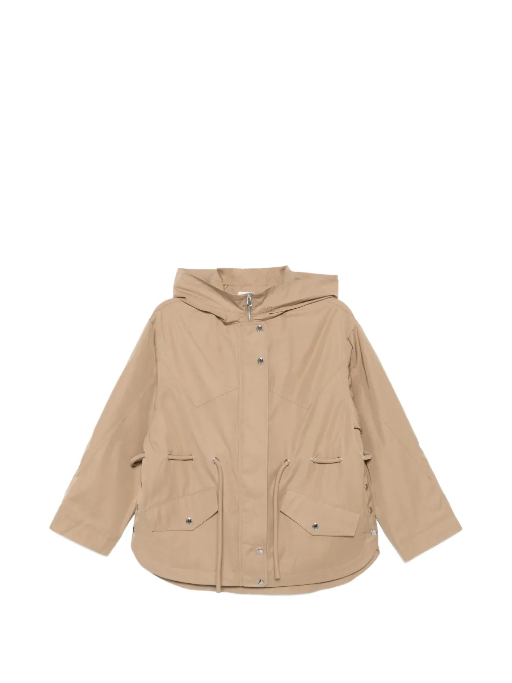 Ba&Sh Ilio hooded drawstring jacket | Neutrals | Image 1