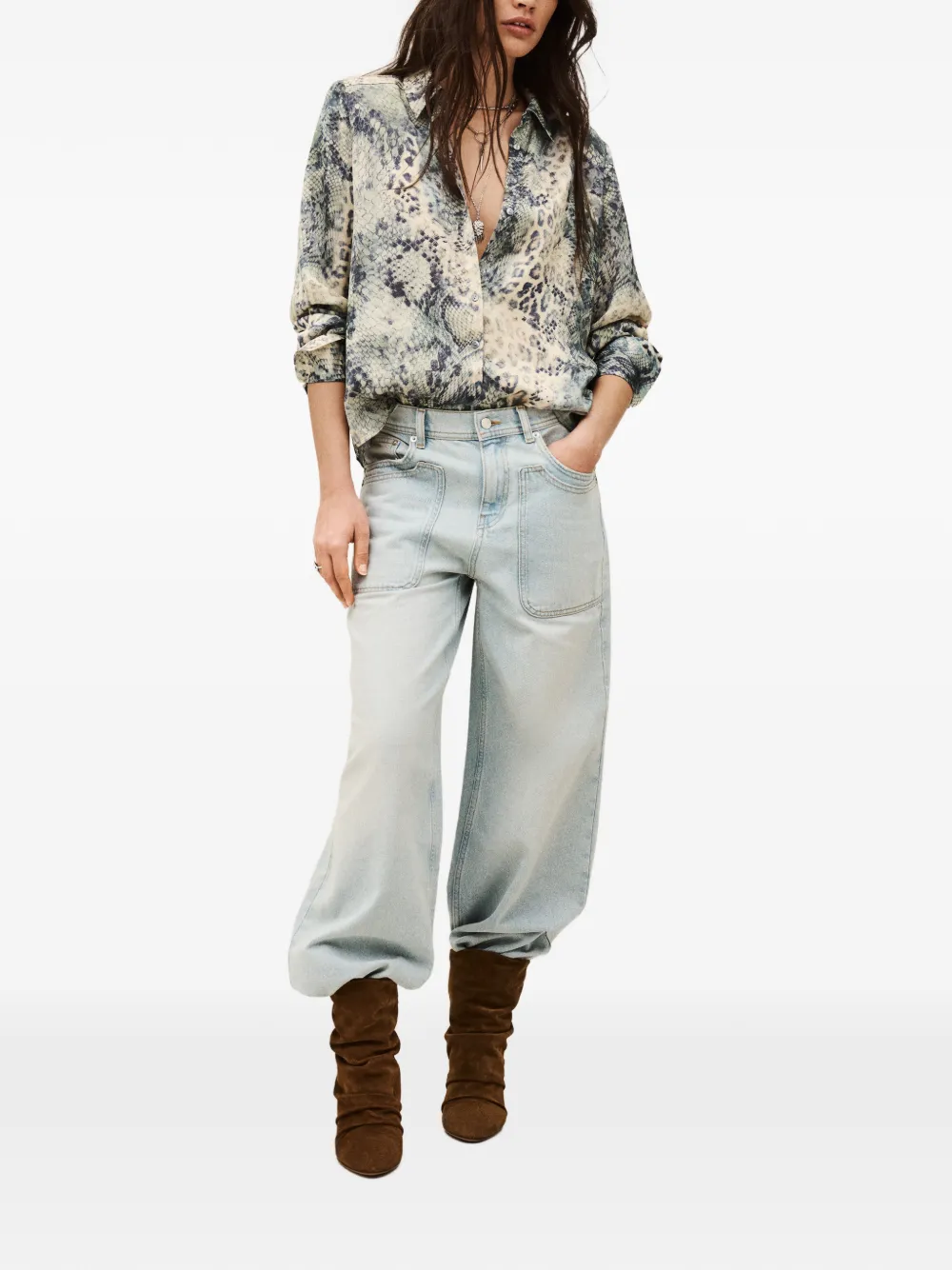 Ba&Sh Cornelia アニマルプリント シャツ | シャツ | Image 2