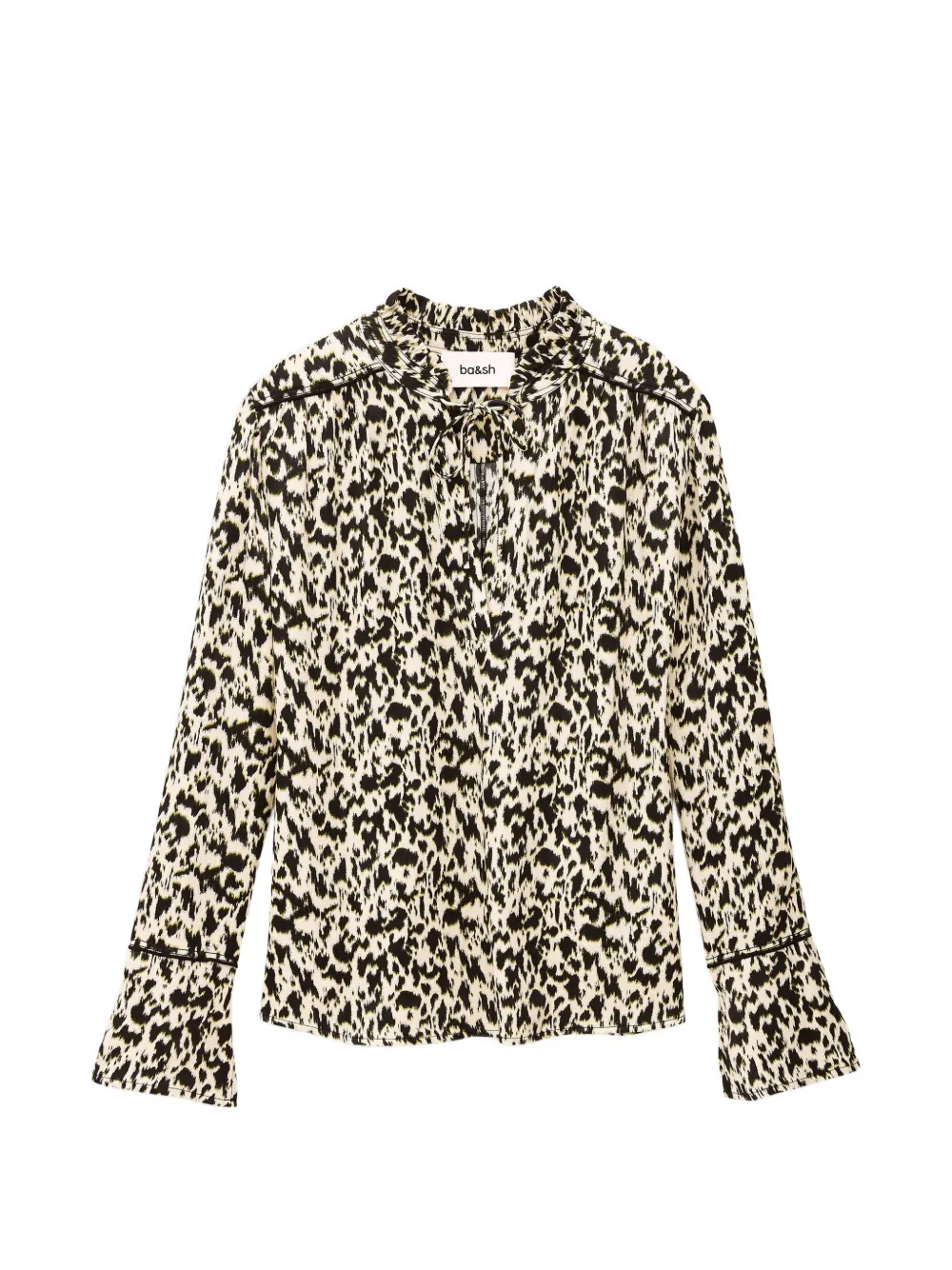 Ba&Sh Pia patterned blouse - Toni neutri