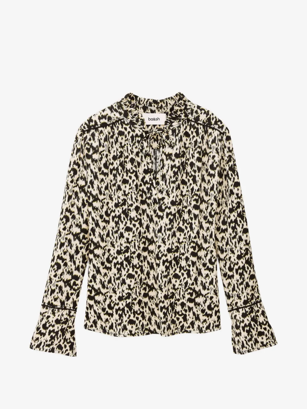 Ba&Sh Pia patterned blouse | Neutrals | Image 1