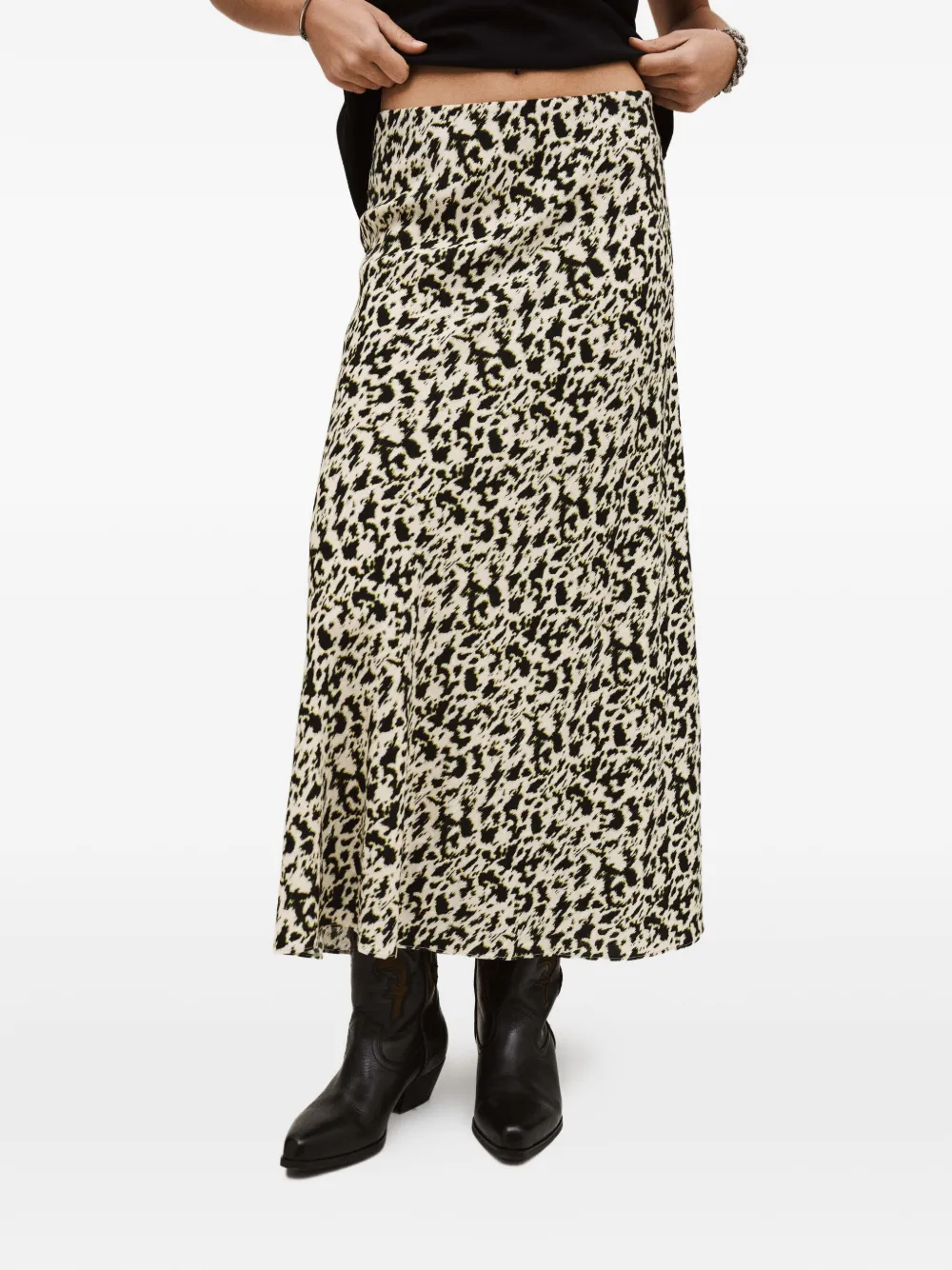  Ba&sh Paena Patterned Skirt - Neutrals 