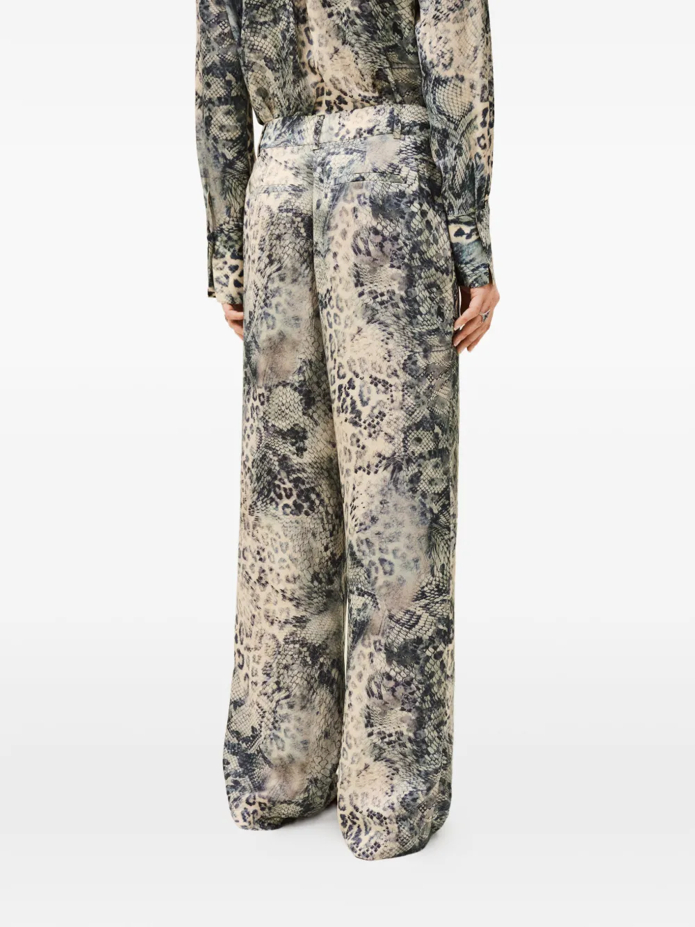 Carrina Animal-Print Trousers