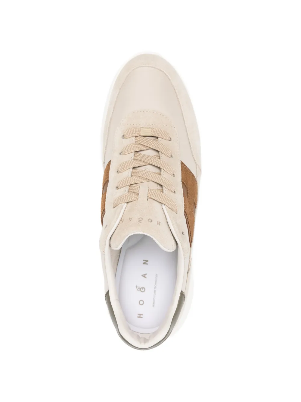 Hogan Sneakers met H-applicatie Beige