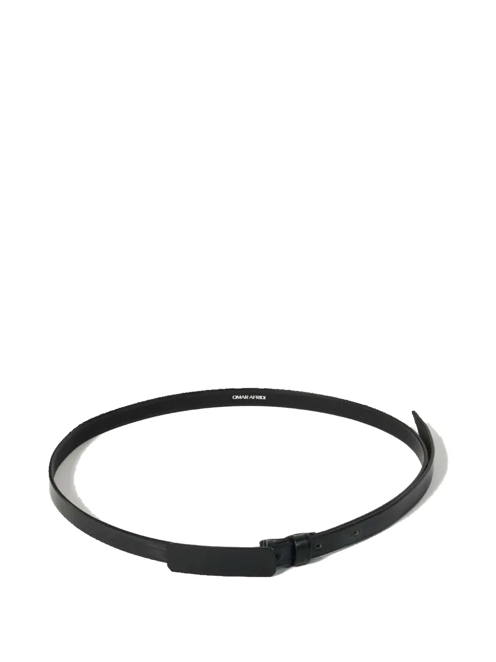 Omar Afridi buckle belt - Nero