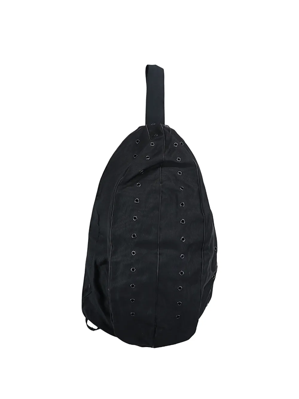 Omar Afridi Sling grommet-detail crossbody bag - Nero