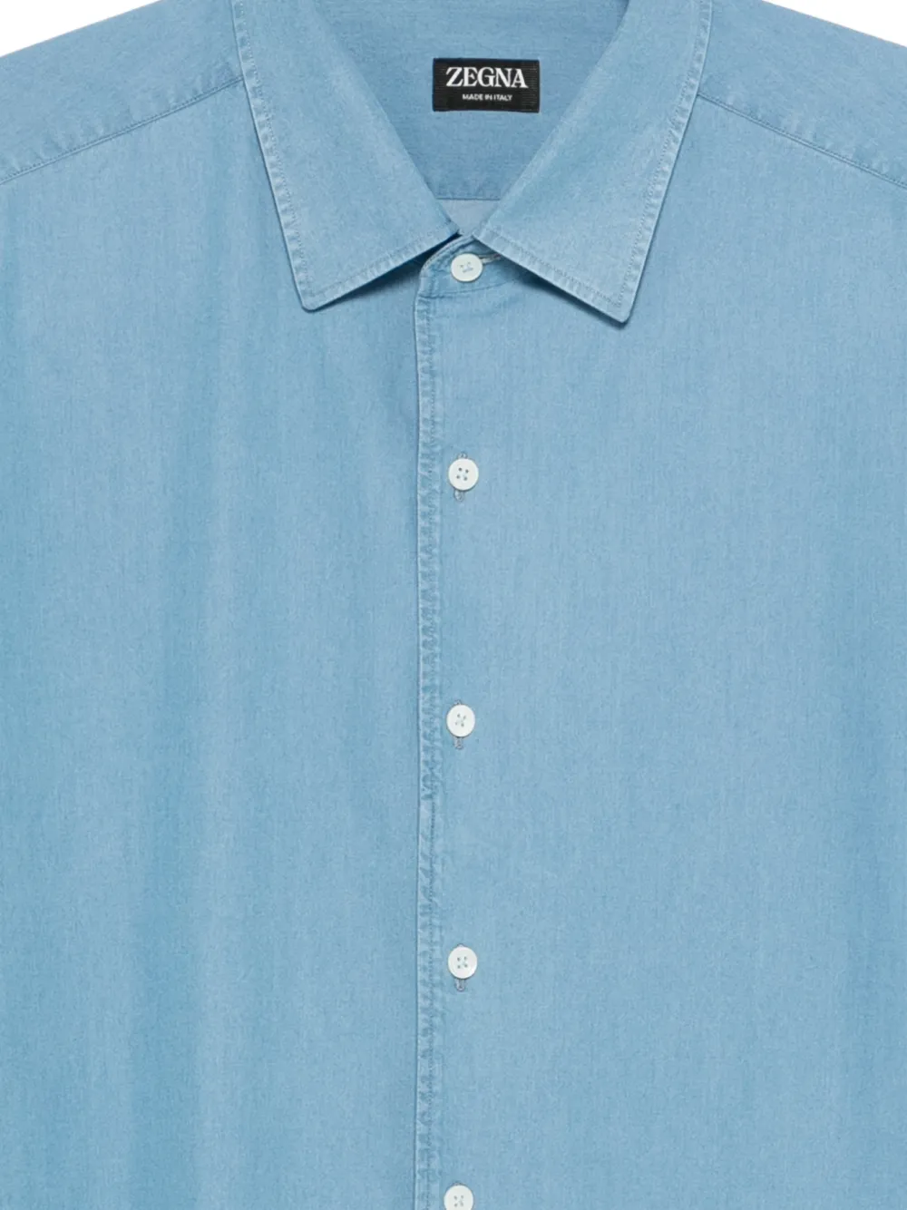 Zegna Overhemd Blauw