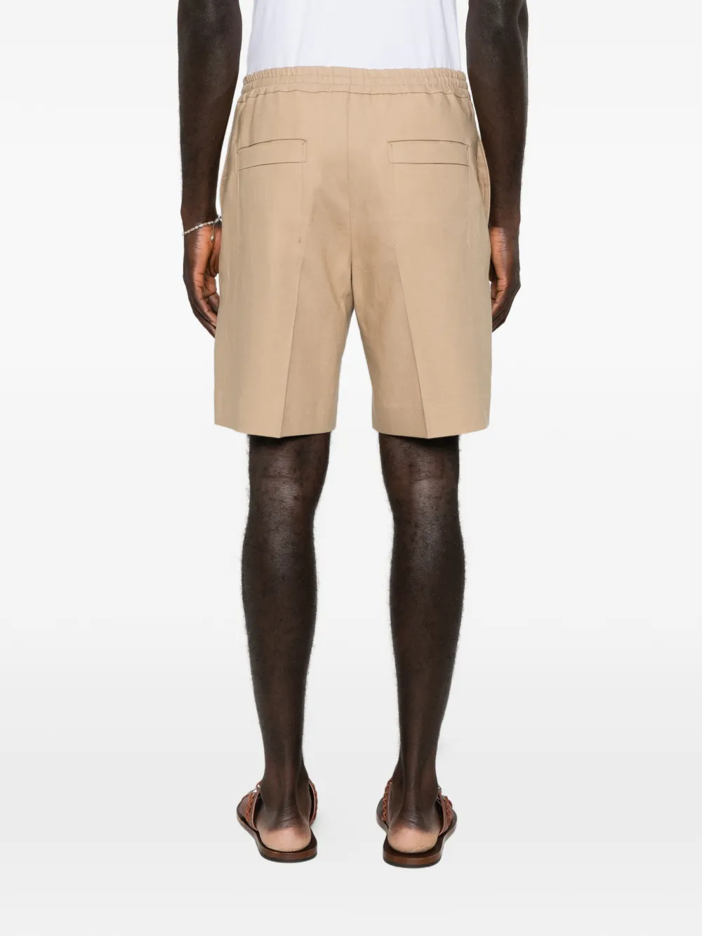 Zegna Oasi Lino shorts Beige