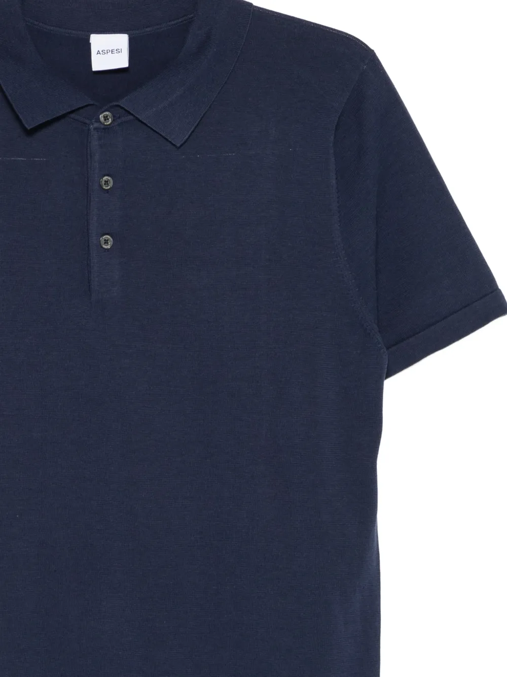  Aspesi Buttoned Polo Shirt - Blue 