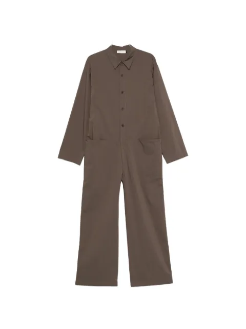 Amomento button-up long-sleeve jumpsuit