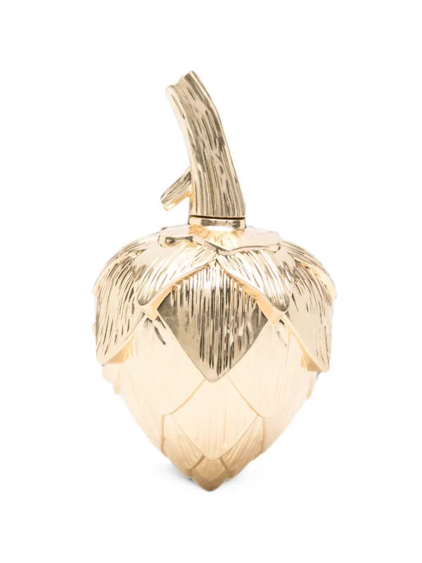 Simkhai Isabella Artichoke Clutch Bag in Gold