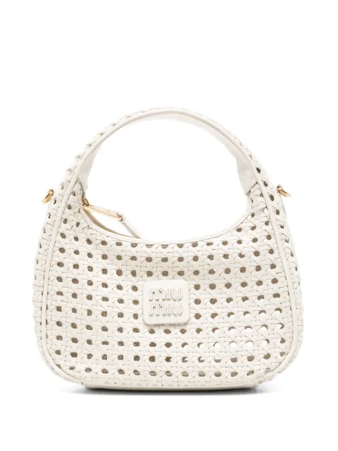 Miu Miu Wander woven leather bag