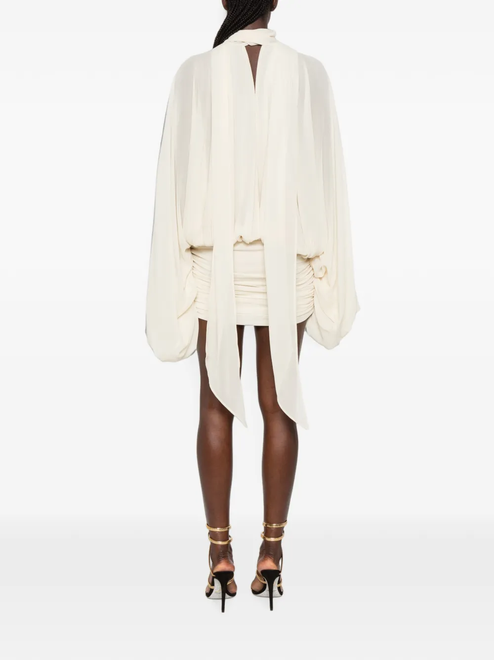 De La Vali Maite mini-jurk Beige