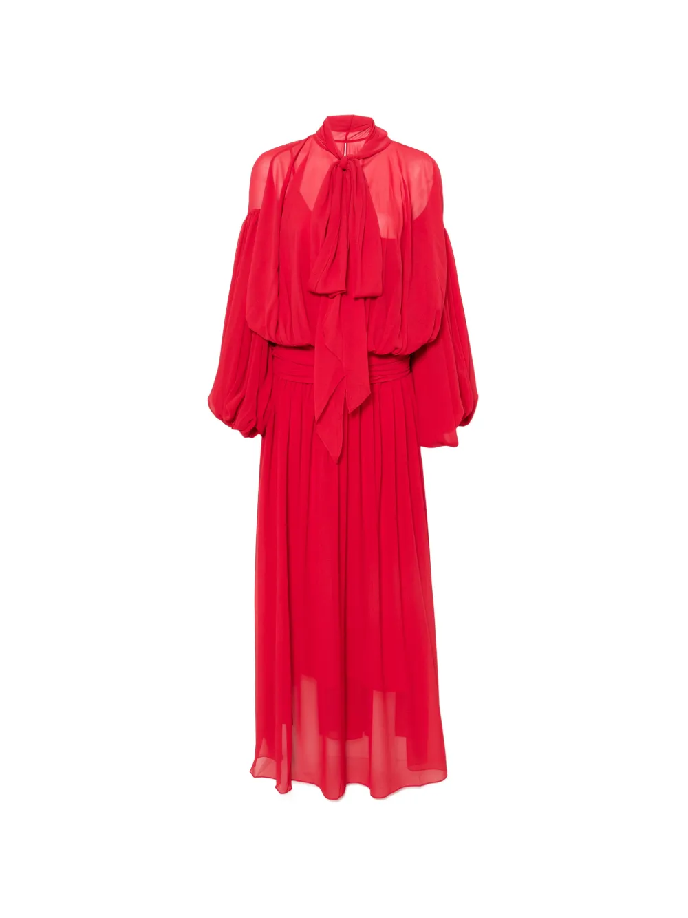 De La Vali Solana maxi dress - Rosso