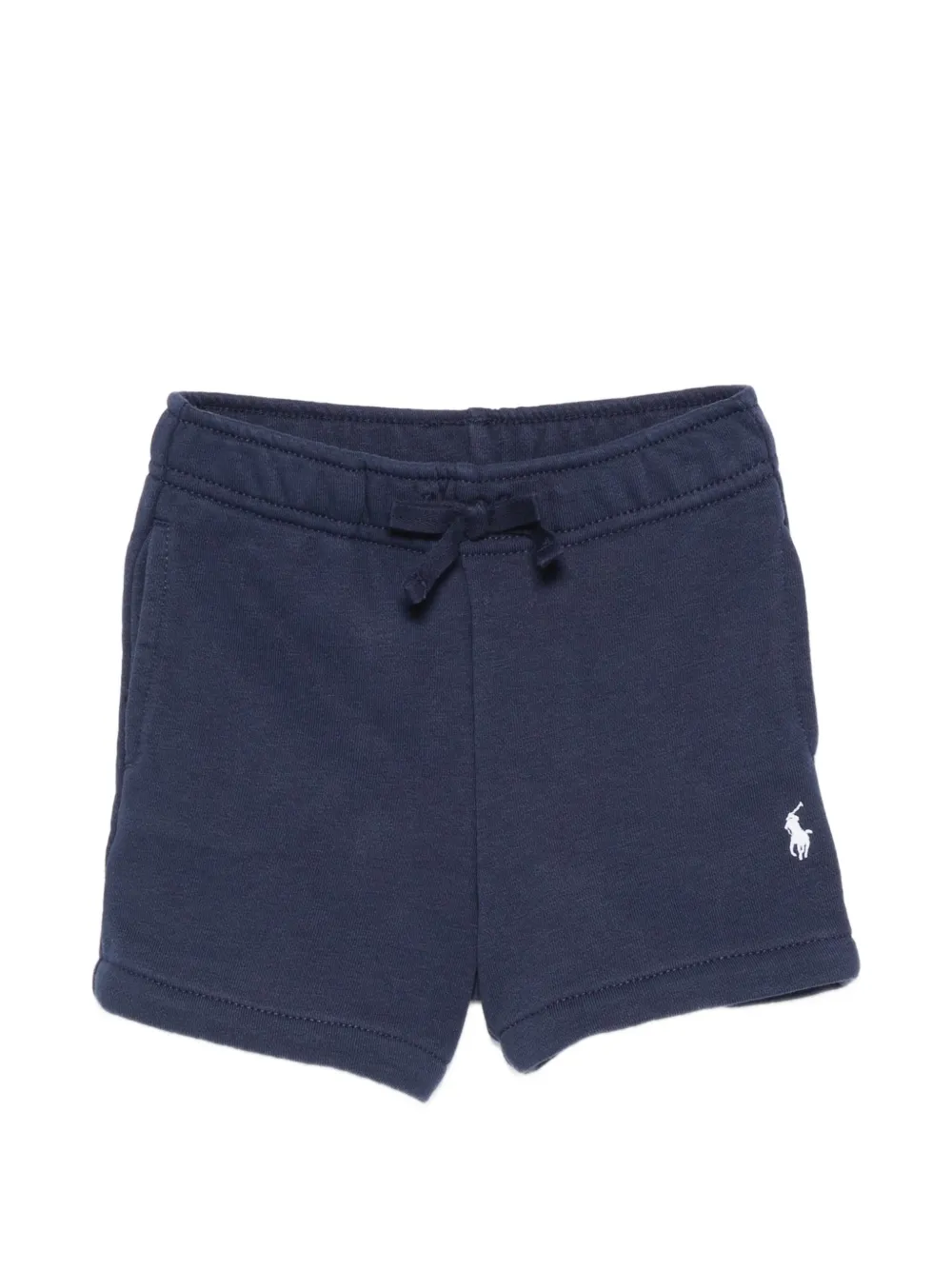 POLO RALPH LAUREN KIDS embroidered-logo shorts - Blu