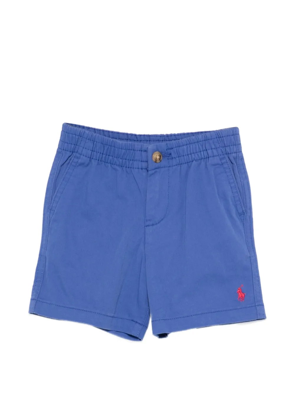 POLO RALPH LAUREN KIDS elasticated logo shorts - Blu