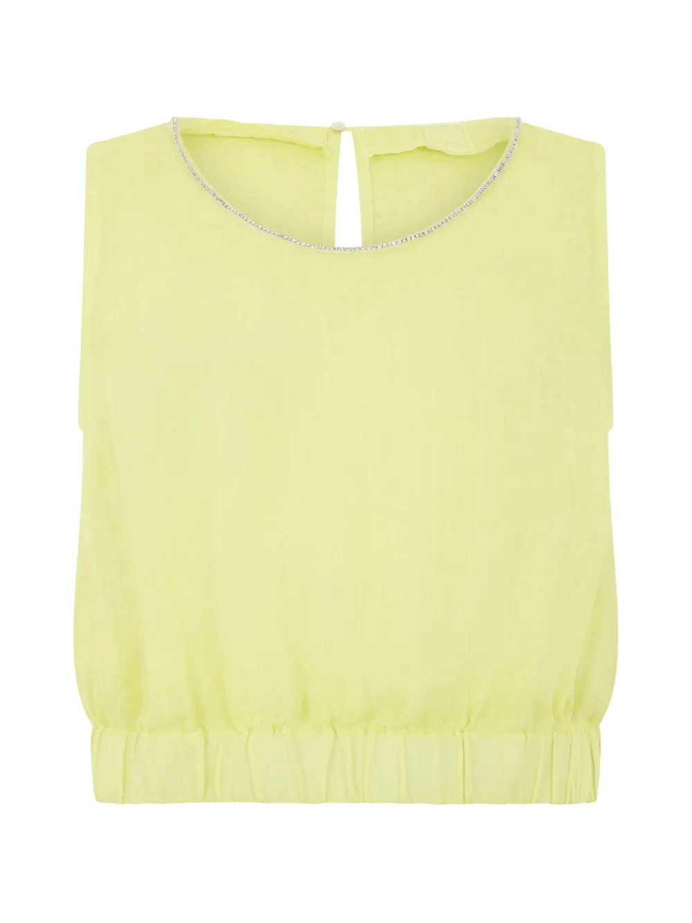 120% Lino linen top - Gelb