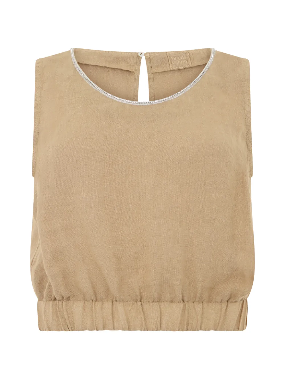 120% Lino linen top - Toni neutri