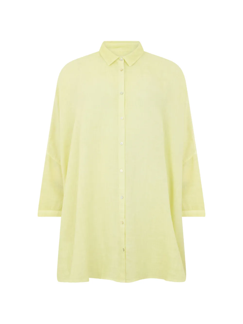 120% Lino linen shirt - Giallo