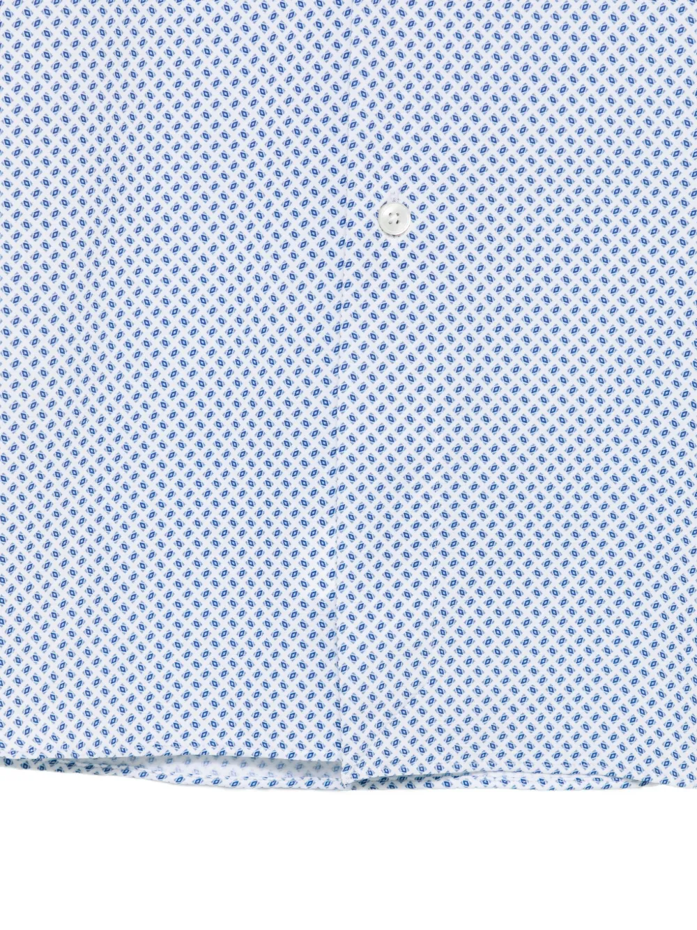 Xacus Overhemd met patroon Blauw