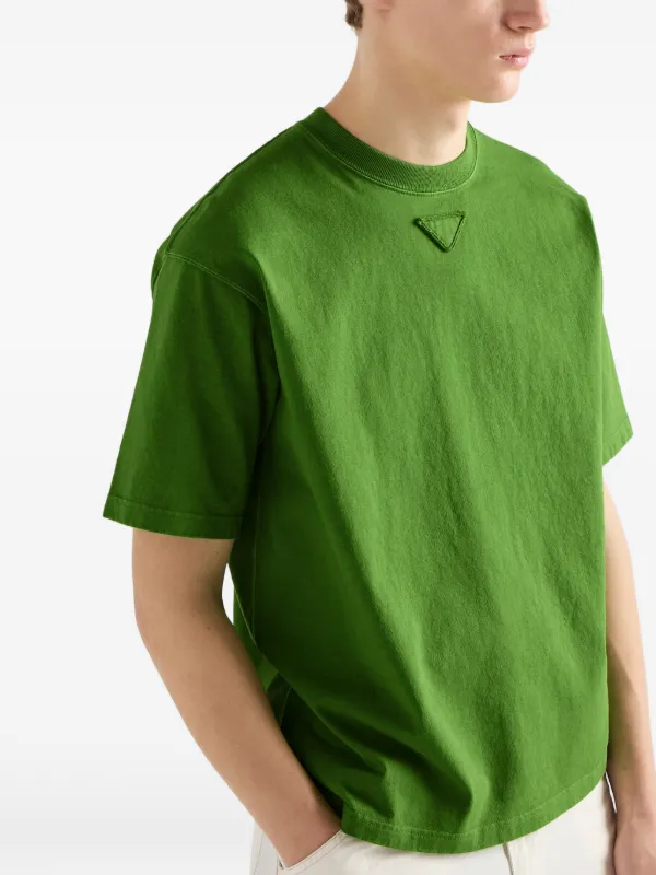 PRADA ポケット Tシャツ グリーンSサイズ Prada Cotton T-shirt | Green | FARFETCH
