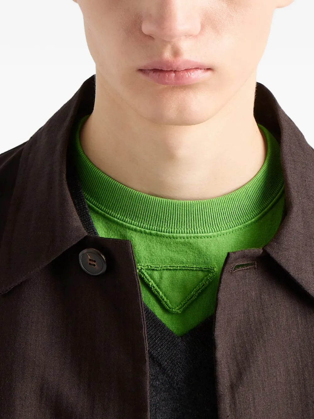 Prada Katoenen T-shirt Groen