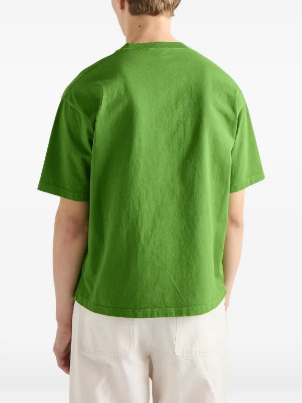 PRADA ポケット Tシャツ グリーンSサイズ Prada Cotton T-shirt | Green | FARFETCH