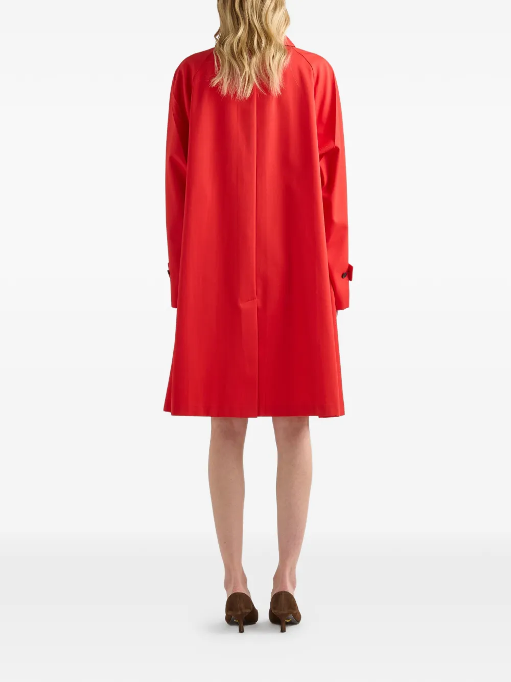 Prada Blazer met enkele rij knopen Rood